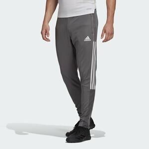 NEW - Adidas Men's Tiro 21 Training Pants Track/Soccer Pant Gray/White L